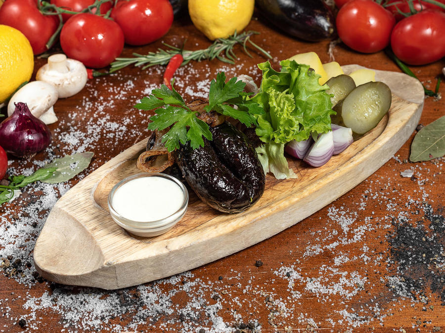 Жарка кровяной колбасы