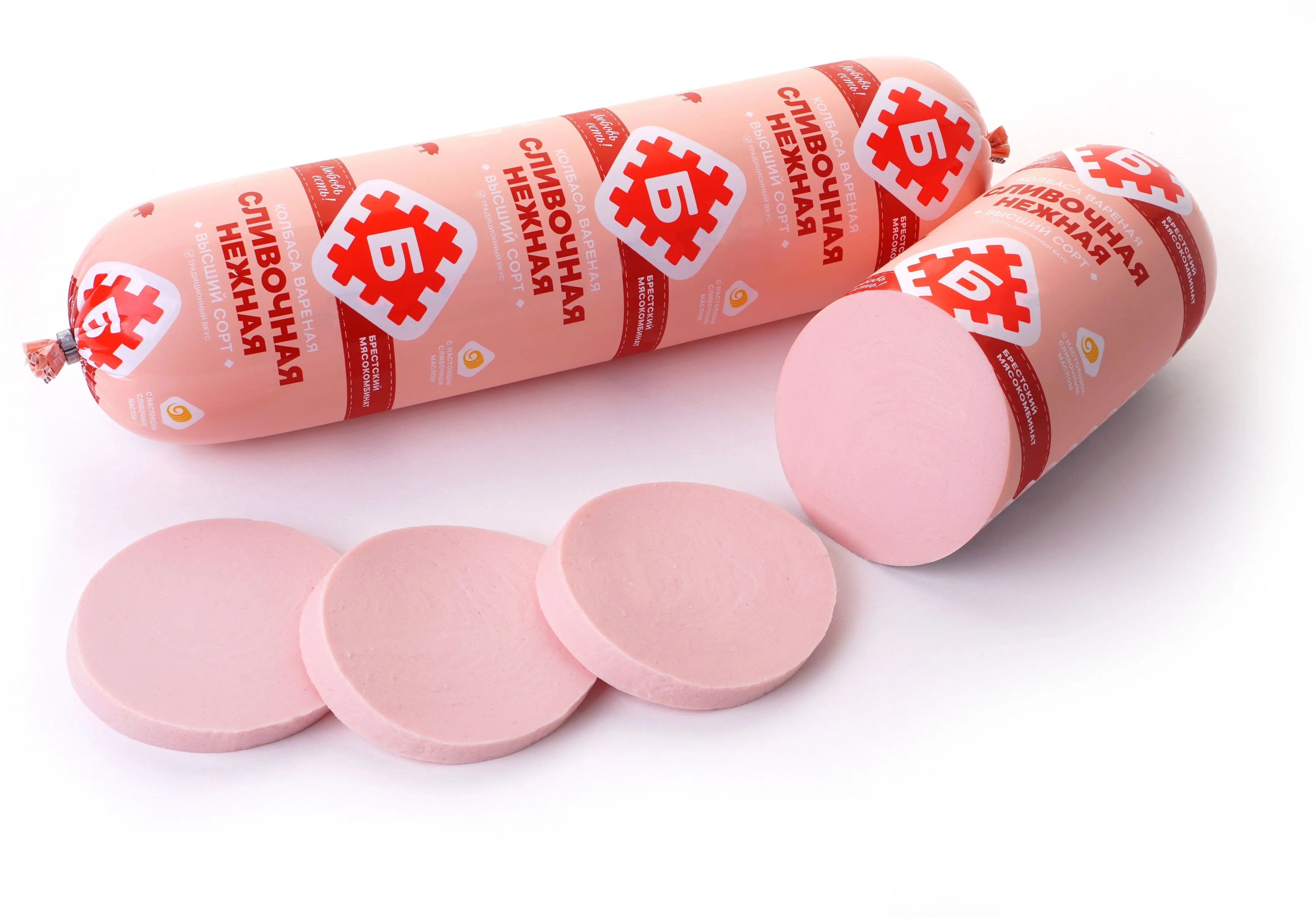 Колбаса вареная «Сливочная нежная» 