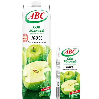 Сок яблочный «АВС»