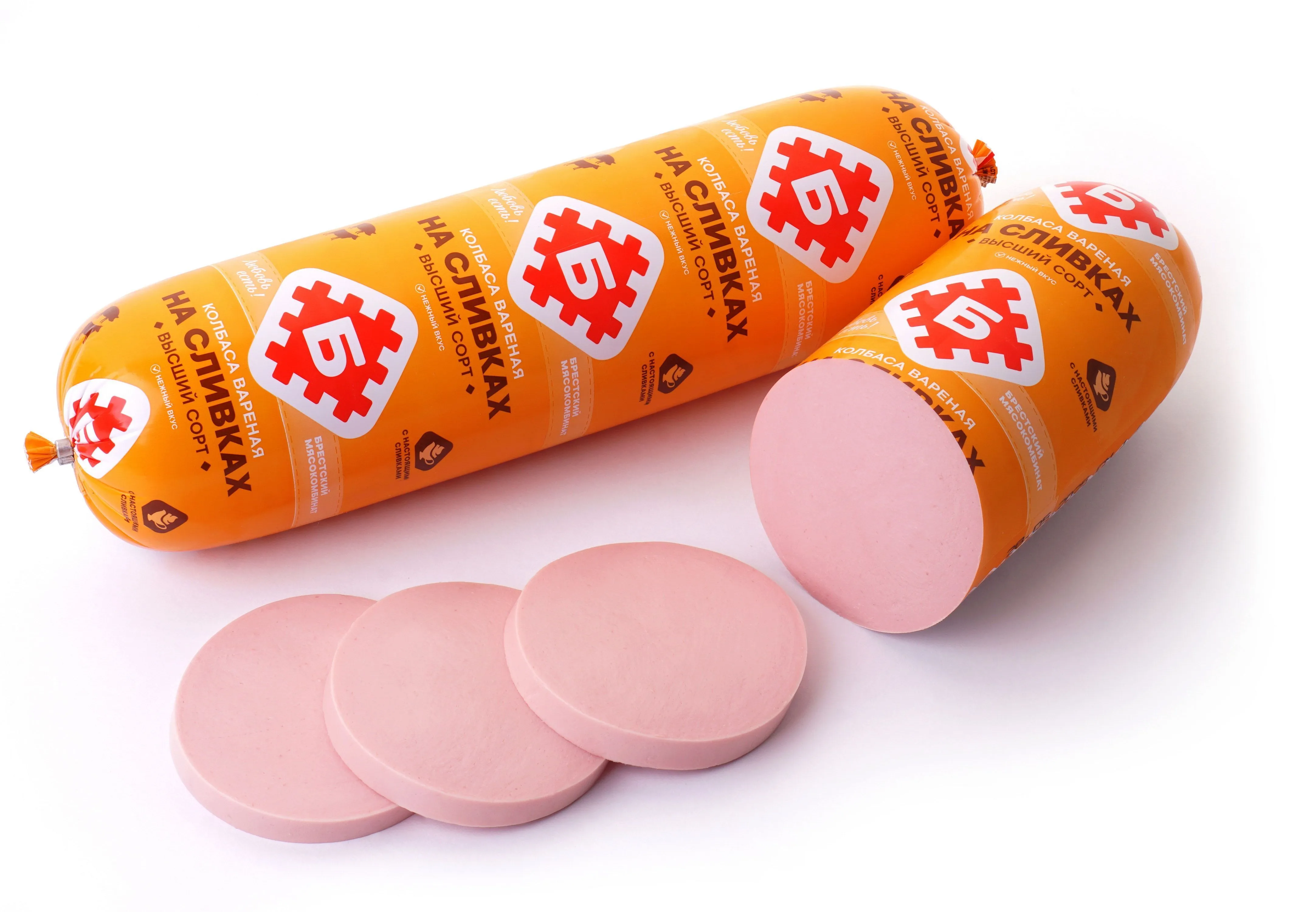 Колбаса вареная "На сливках"