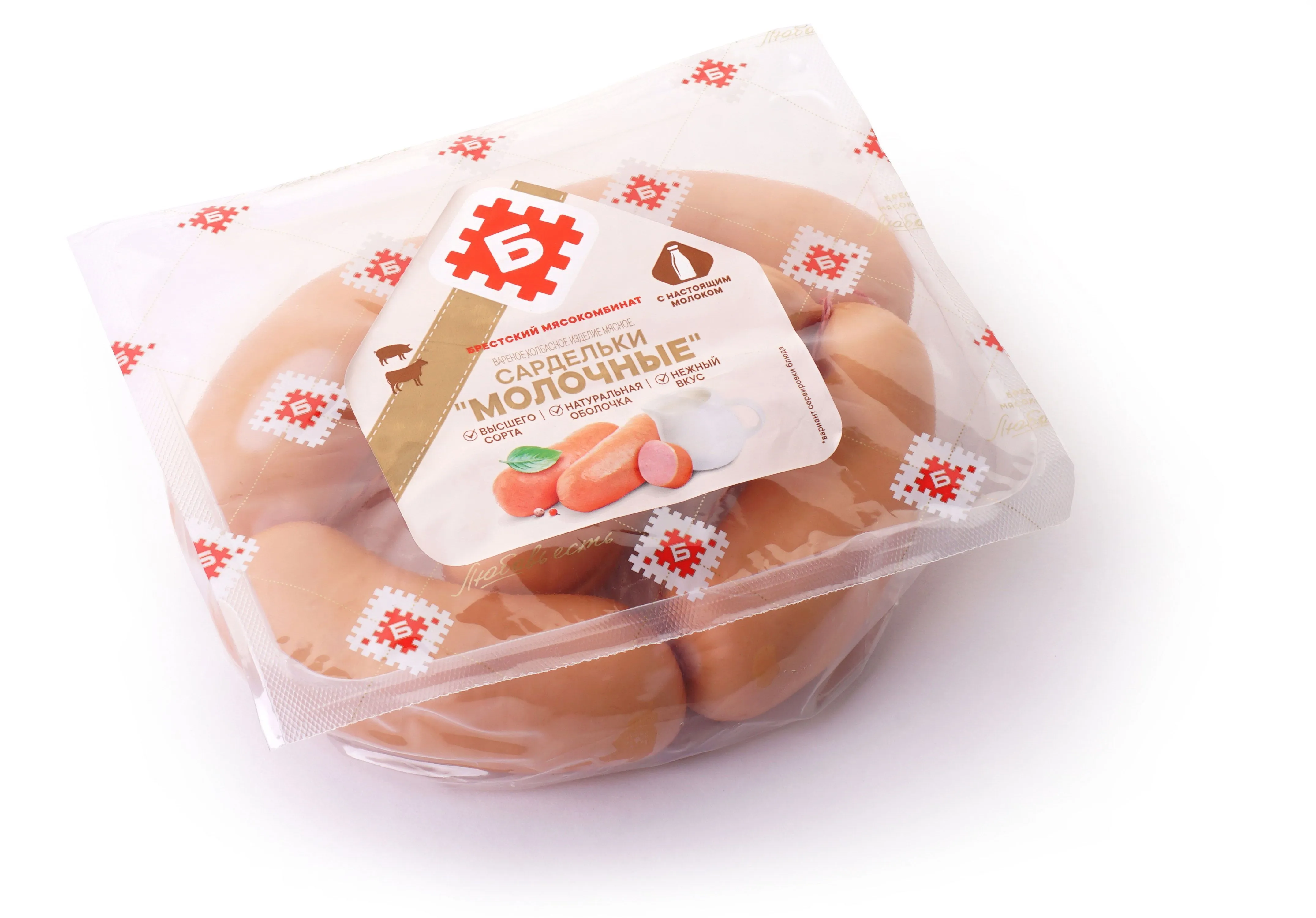 Сардельки "Молочные" н.об. газ м.уп.