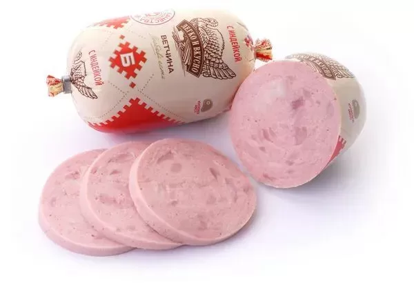 Ветчина "Нежная с индейкой" 450 гр.