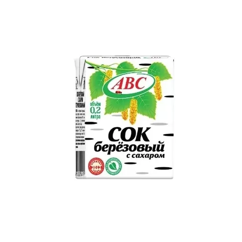 Сок березовый «АВС» 0,2