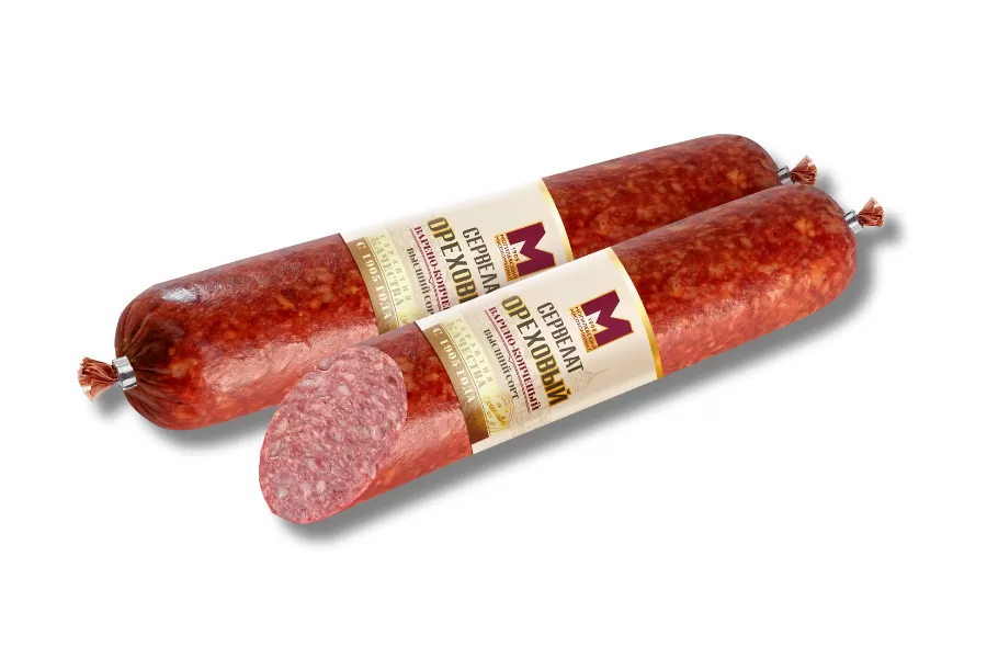 Колбаса салями в/к "Сервелат ореховый"