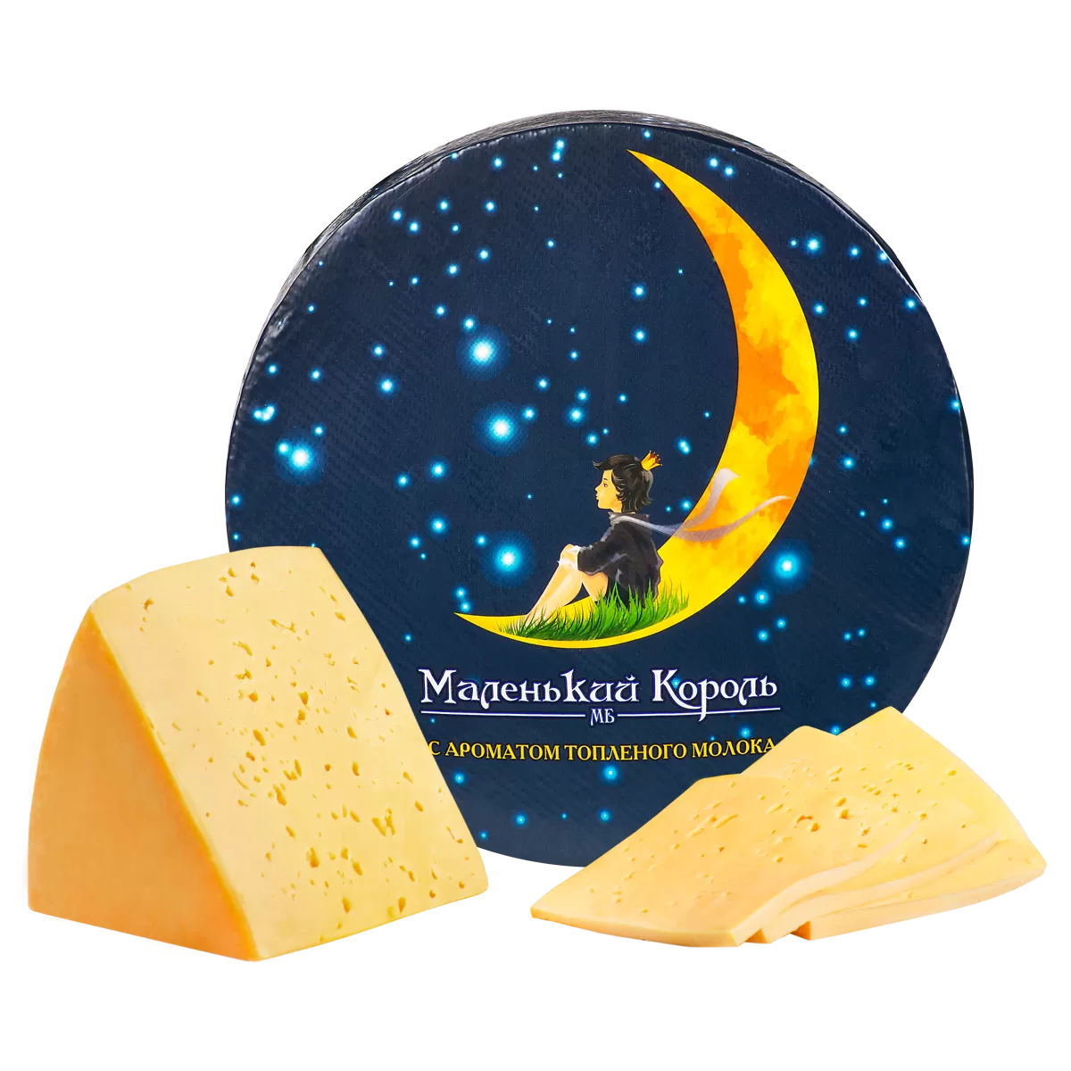 Продукт сычужный Маленький король с ароматом топленого молока "Ладушка милк" 7-8 кг