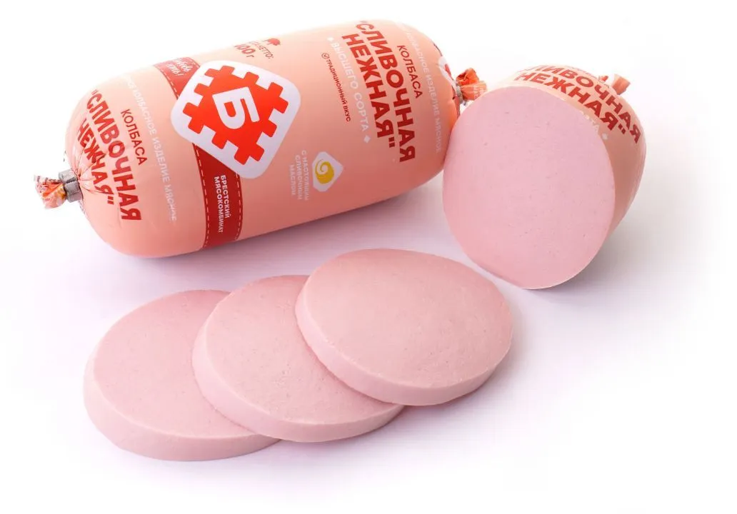 Колбаса вареная «Сливочная нежная» 400г