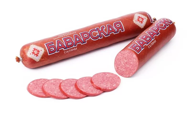 Колбаса варёно-копчёная «Баварская новая»