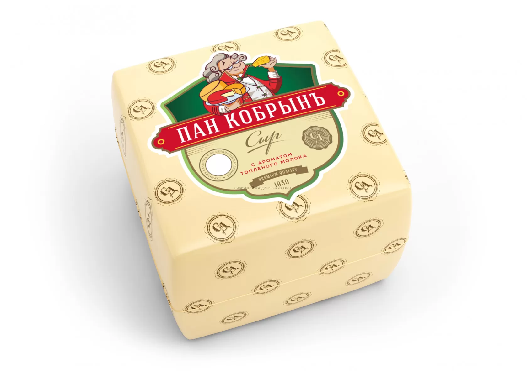 Сыр "Пан Кобрынъ" с ароматом топленого молока