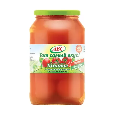 Томаты в томатной заливке «АВС»