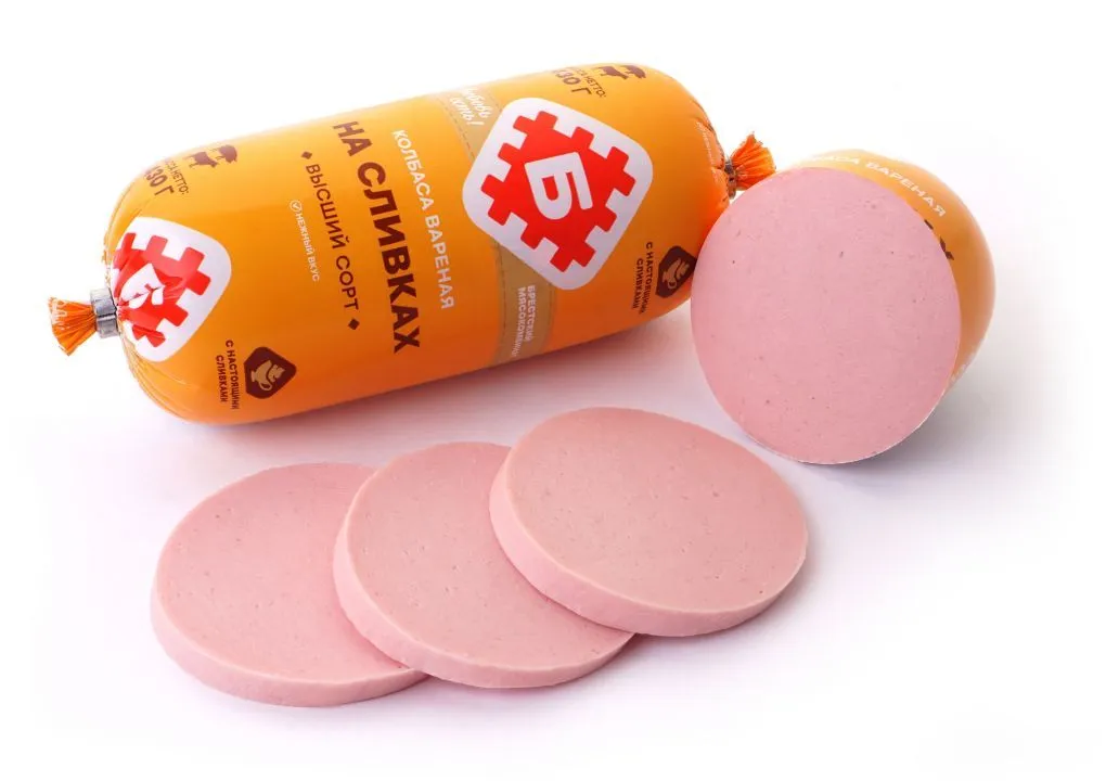 Колбаса вареная "На сливках"  430 грамм